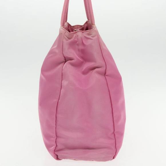 PRADA Tote Bag Nylon Pink Auth 95413 - Picture 3 of 16